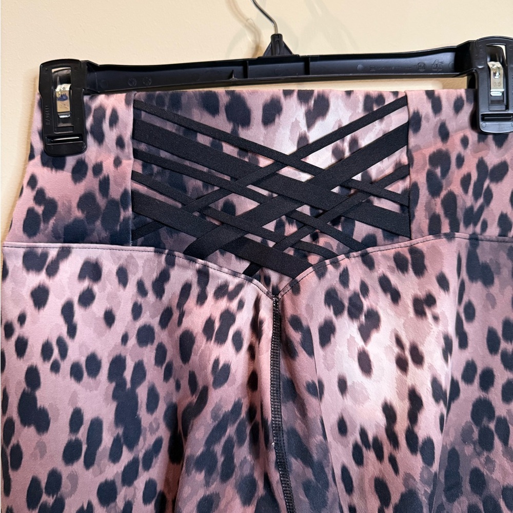 Fabletics Leopard Print PowerHold Leggings